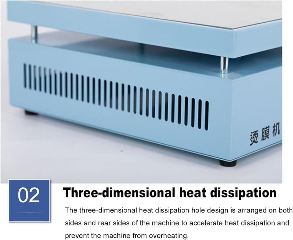 Manual Cellophane Overwrapping Machine, Microcomputer Precise Control, Even Heating, Multi-Angle Opening Heat Dissipation, Used in Cigarettes, Perfumes(White)