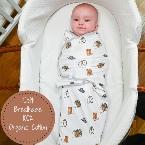 Image of LollyBanks Newborn Swaddle,100% Organic Cotton Baby Swaddle for Newborn