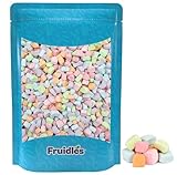 Fruidles Multicolor Mini Dehydrated Marshmallows in Resealable Bag - Mini Marshmallow Bits for Great Toppings (Half-Pound)