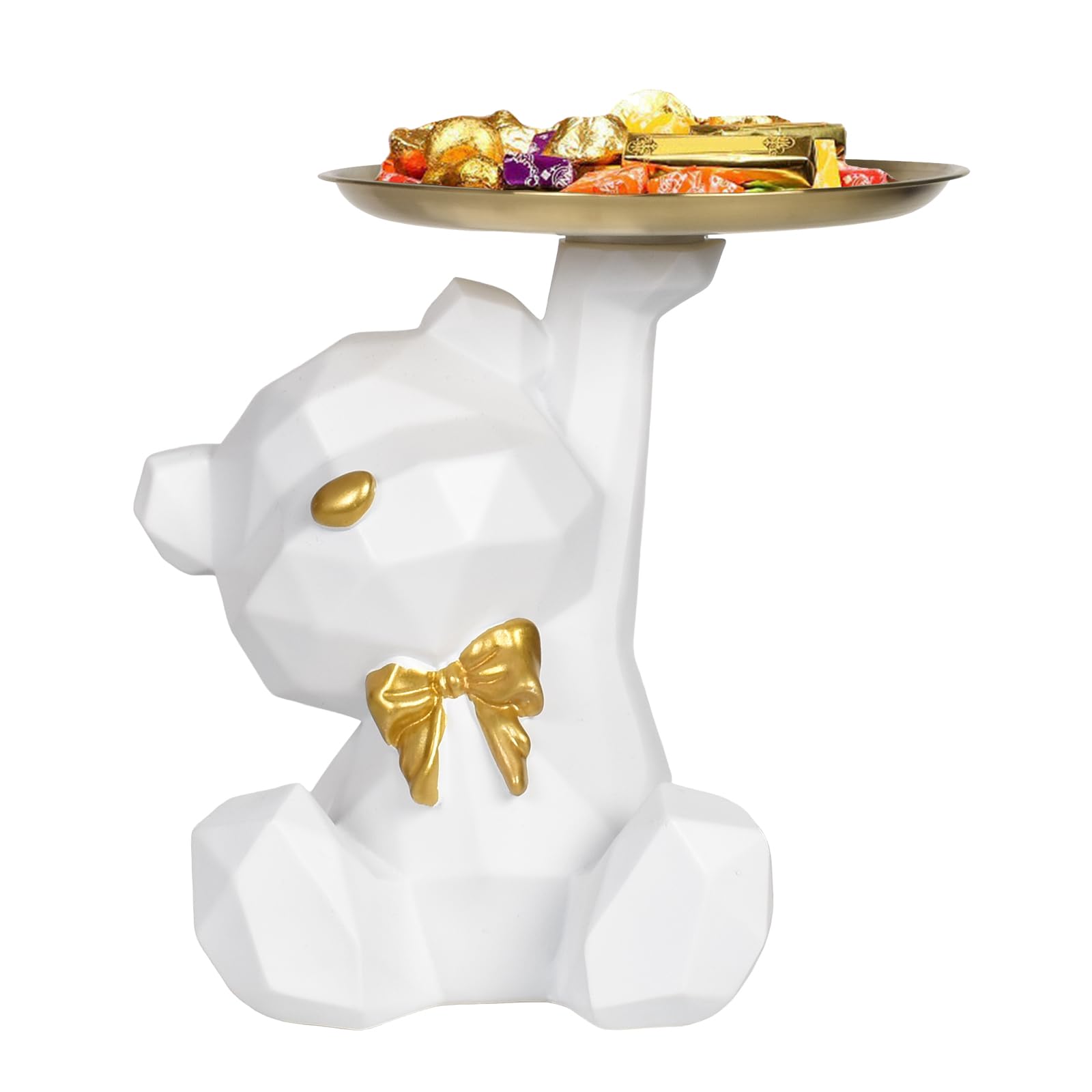 Dokeno Statua di Orso con Vassoio