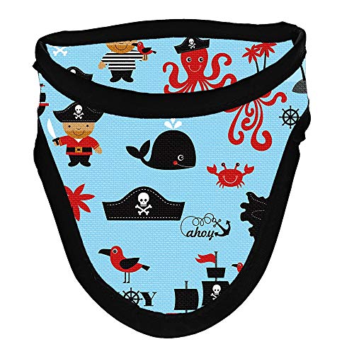 Image of Thyroid Shield /Collar with PVC Easy Clean Color Pirate .50mm PB Light Weight Radiation Protection