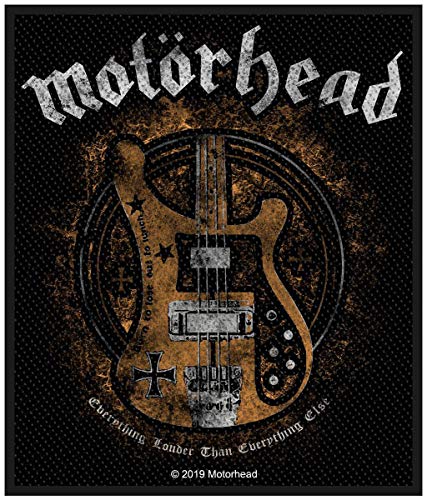 Motorhead Men's Lemmy's Bass Woven Patch Black