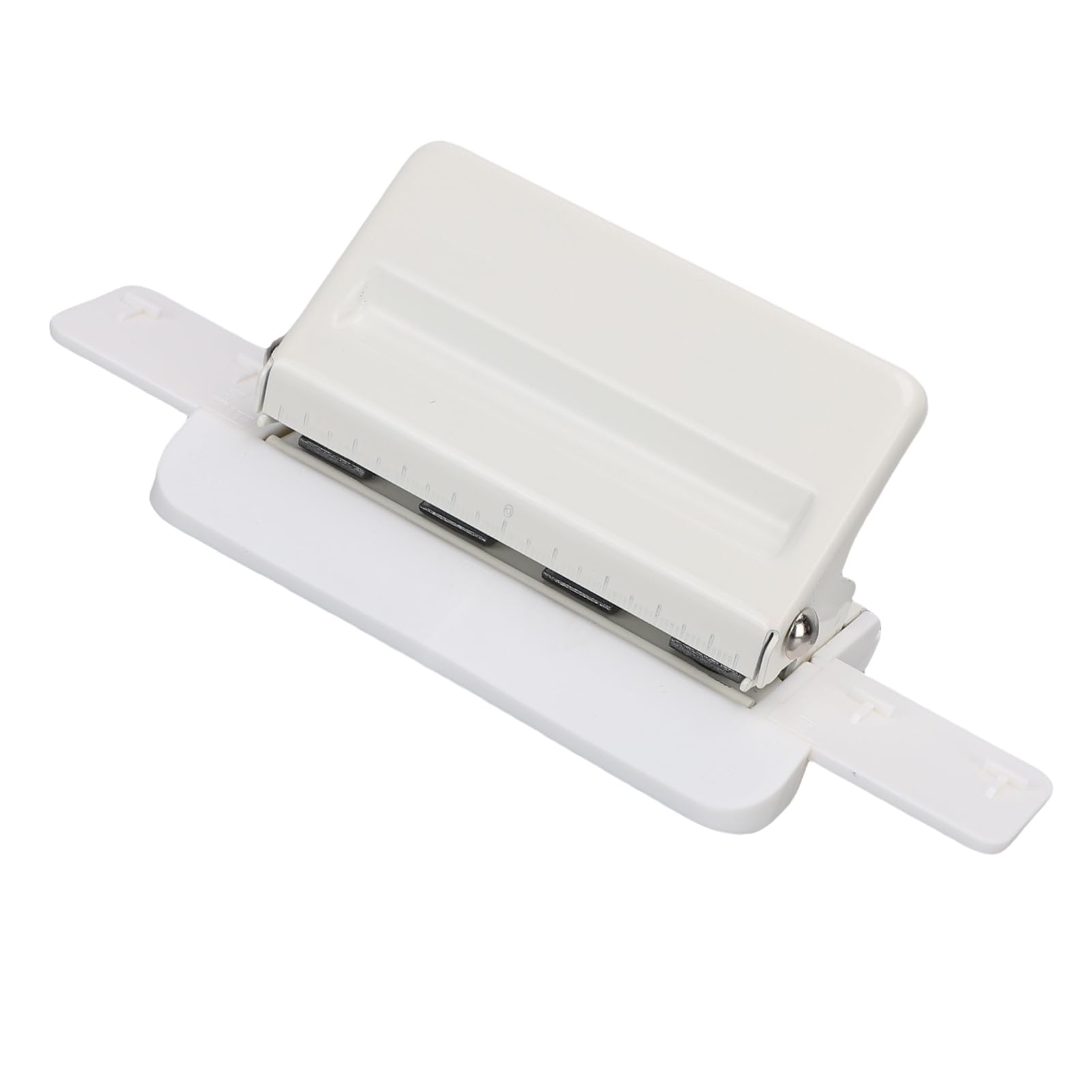 Perforatrice a fungo 4 fori 3 fogli Capacità carta 100 g Perforatrice multifunzionale per progetti di ufficio, scuola e casa Materiale ABS in ferro Spaziatura 25 mm
