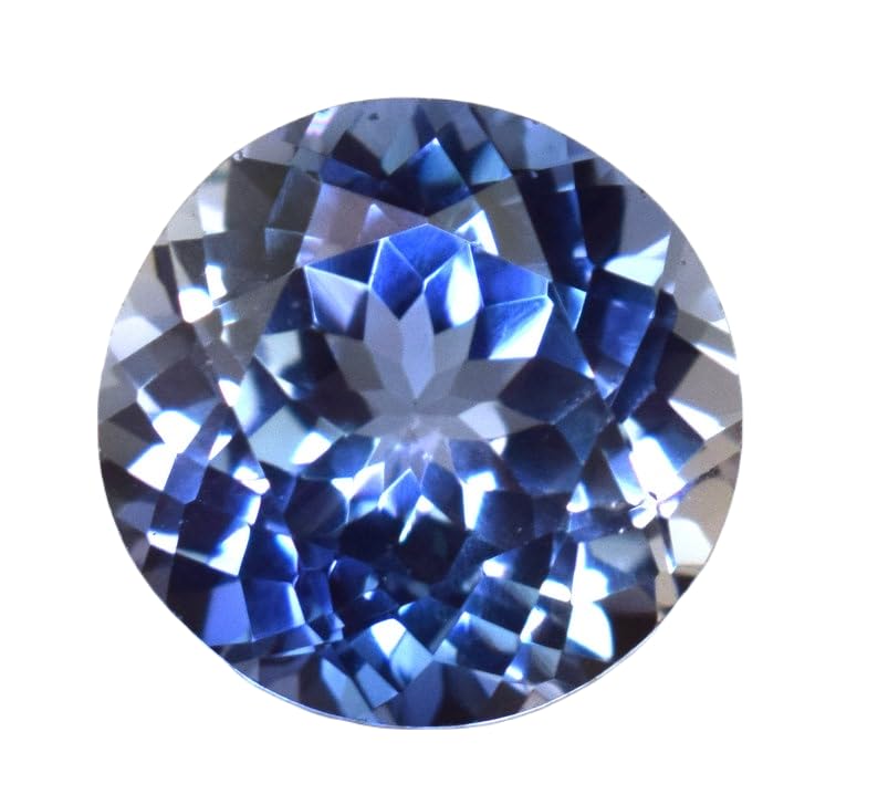 Tanzanite naturelle ronde de 10,23 mm, le cadeau idéal pour créer un pendentif