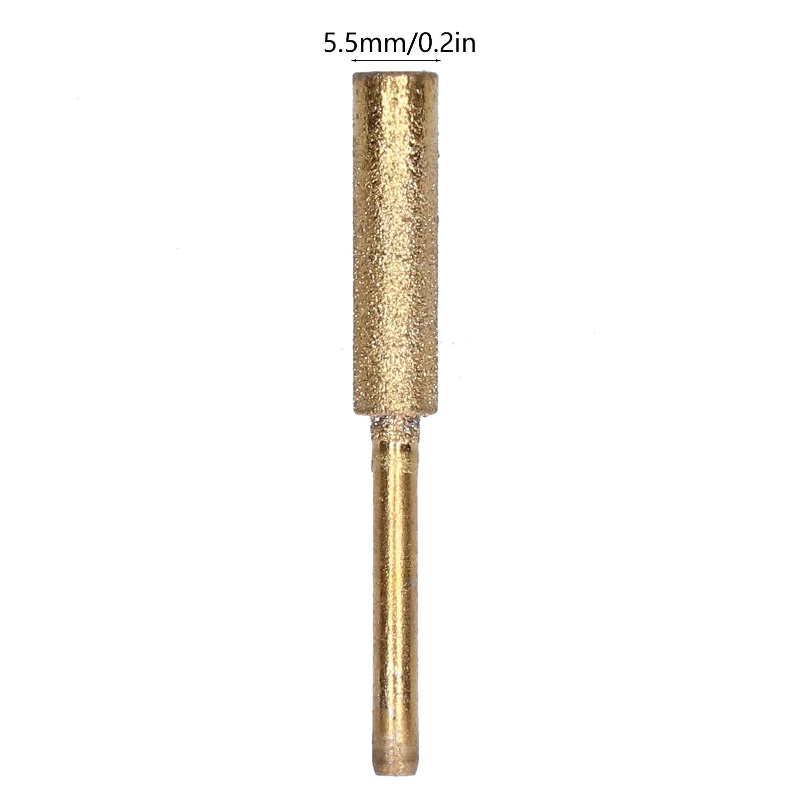 Zestaw 20 sztuk diamentowych ostrzarek do łańcuchów piłowych, narzędzie do ostrzenia łańcucha, kamień szlifierski do ostrzenia i szlifowania (5,5 mm)