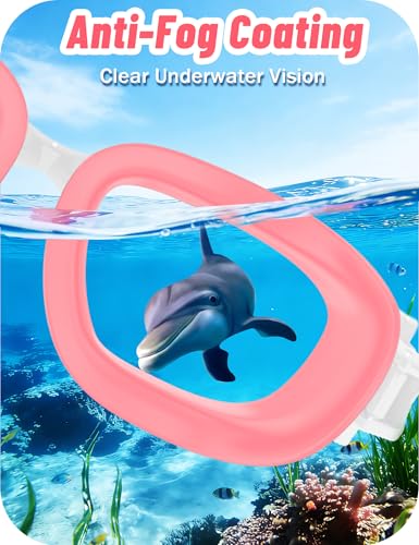 Image of Vvinca Kids Swim Goggles, Swimming Goggles for Kids 3-14 Anti-Fog UV Protection No Leak Pool Glasses for Boys Girls