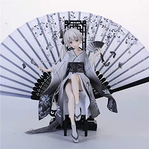 10in Anime Figures Yosuga no Sora Kasugano Sora Figures with a Fan PVC Girls Figures Doll Home Offic