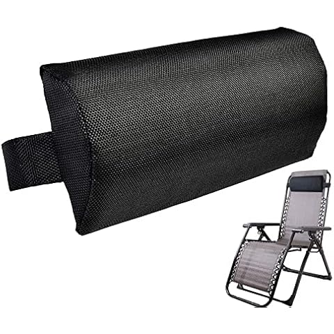 FEBUD Recliner Headrest Pillow Head Cushion, Soft Lounger Pillows, Removable Headrest Cushion, Outdoor Chaise Lounge Head Pillow, for Chairs Recliners Armchairs, 37X17cm Cover