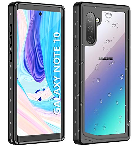 Nineasy Samsung Galaxy Note 10 Waterproof Case, Note 10 Case 360Â° Full Body Protection with Built in Screen Protector Underwater Cover IP68 Shockproof Case for Note 10