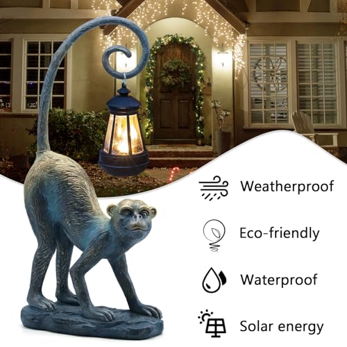 Resin-Monkey-Statue-with-Solar-Light-Whimsical-Garden-Decor-Good-Luck-Gifts-for-WomenOutdoor-Statues-Yard-Decor-for-PatioPorchHome-Unique-Housewarming-Gifts