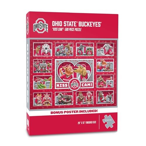 Image of YouTheFan NCAA Ohio State Buckeyes inchKiss Cam inch 500 Puzzle