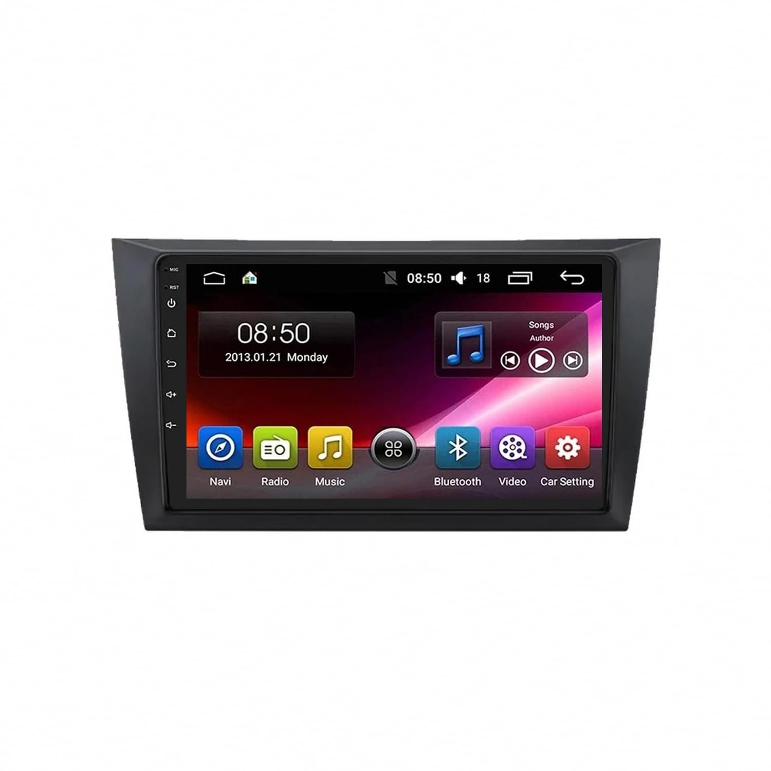 Carplay coche inalámbrico y Android Auto con pantalla táctil para Golf 6 8