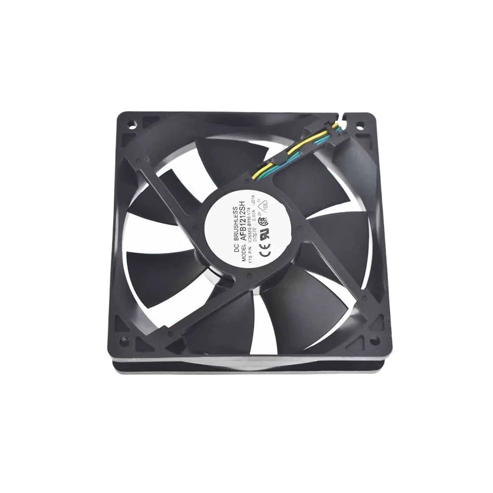 YLPWKMVZ Server Axial flow cooling fan 12VDC 0.8A 120 * 120 * 25MM 4pin AFB1212SH