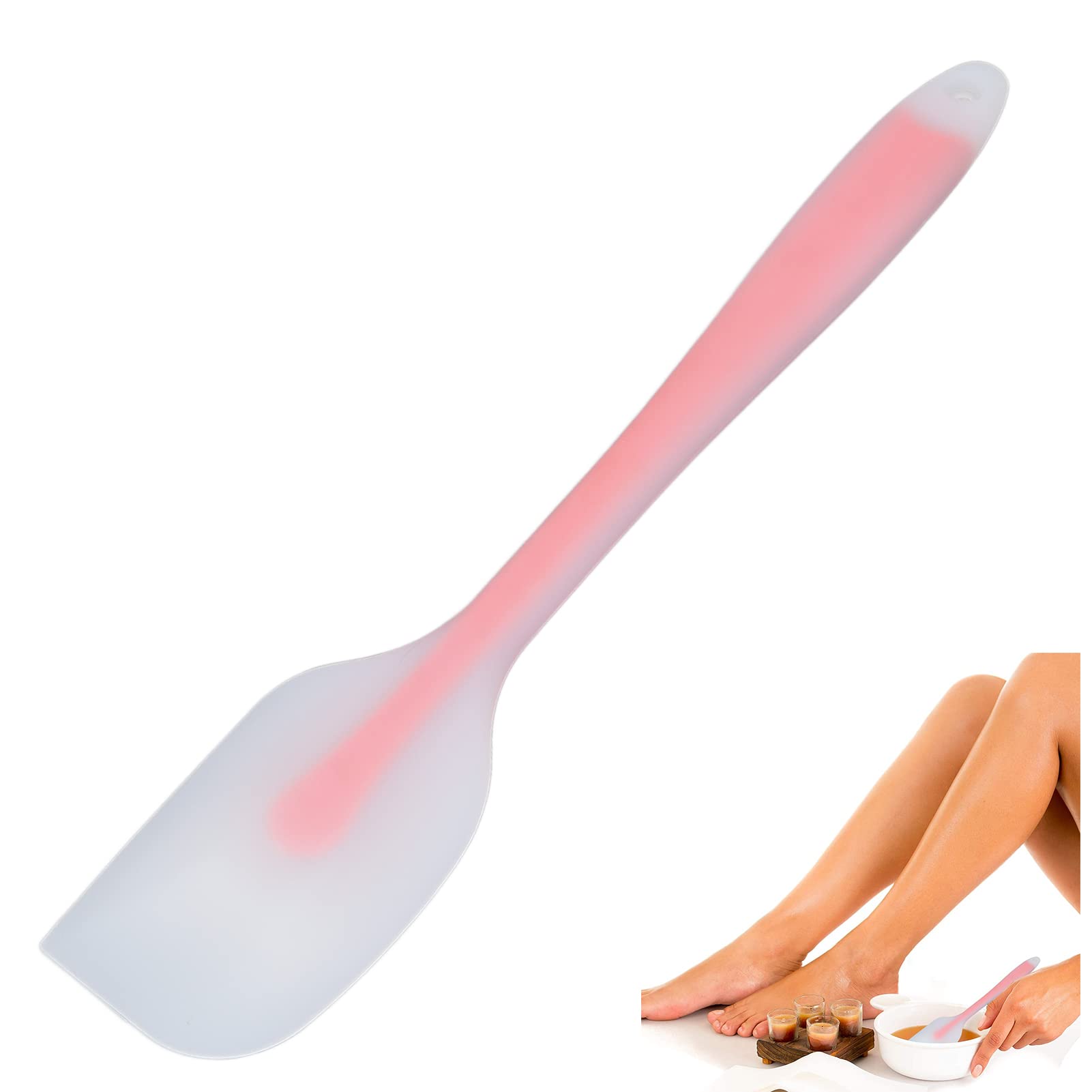 Espátulas de Cera Antideslizantes, Espátulas de Cera Antiadherentes, Aplicador de Cera para Depilación Y Piel Suave, Máscara de Crema Facial, Aplicador de Espátula para el Cuidado de la Piel, Spa Y Us