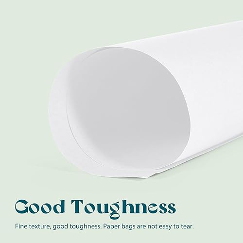 Miniatura 97 de MESHA Bolsas de papel grandes de 10 x 5 x 13 pulgadas, bolsas de papel kraft para compras con asas, paquete de 50 bolsas de regalo grandes, bolsas