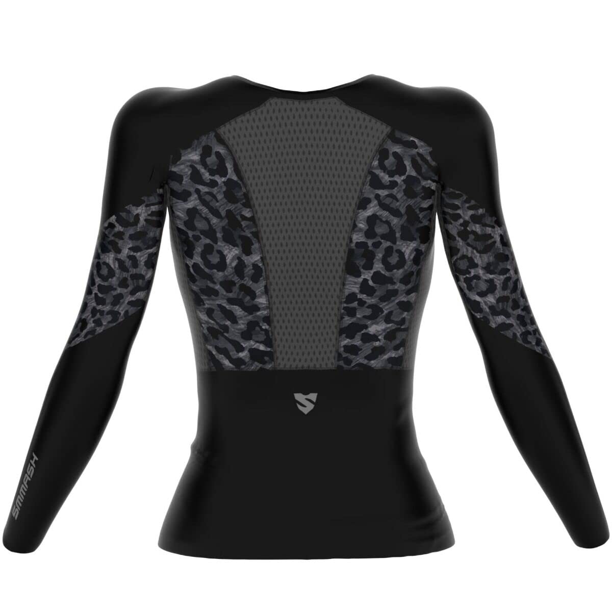 SMMASH Camiseta de Compresión Mujer Manga Larga, Ropa Deportiva Profesional Running Fitness Gimnasio Yoga, Camiseta Deportiva Outdoor, Camiseta Deporte