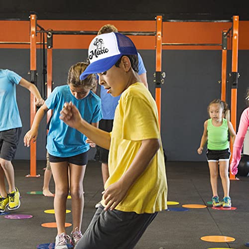 6 Pack Kids Mesh Trucker Hat Diy Sublimation Blank Baseball Hat Cap Adjustable Sports Outdoor Snapback Sun Hat Trucker Cap (6Pack-Pink White) #TOP5