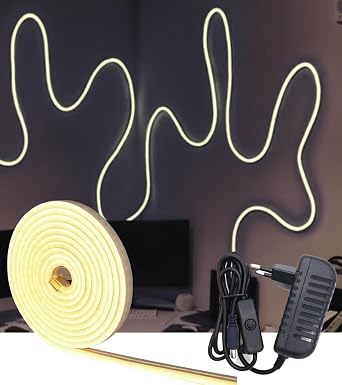 5 Meters Flexible Neon Led Strip Button Decorative Lighting Set SB-6536 Daylight [Energy Class A]