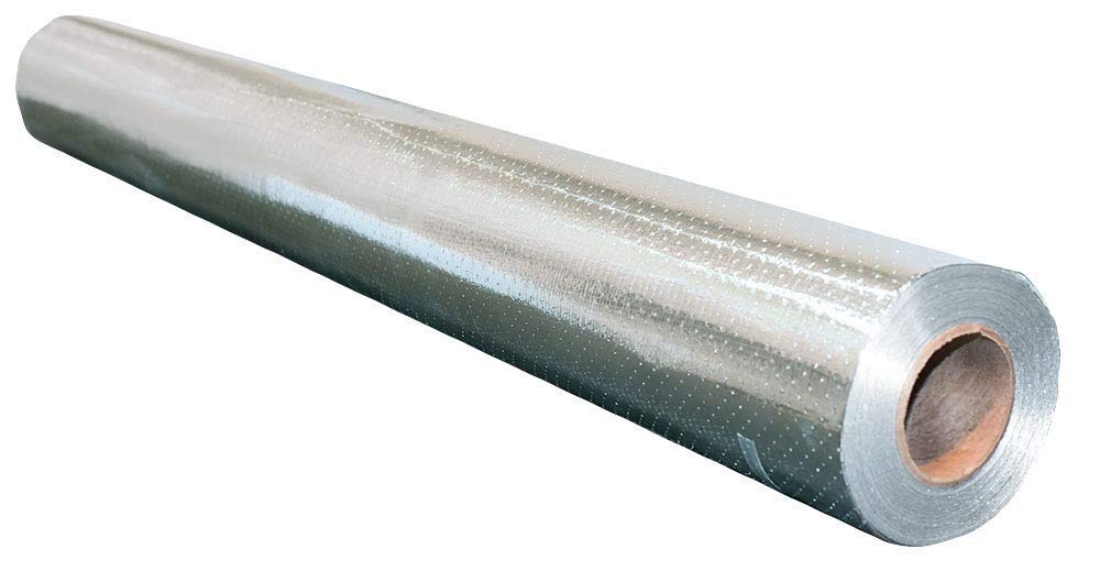 Nasa Tech Reflektierende Isolierung – 500 Qft (122cm X 125ft), Perforiert, Reißfest, Für Dachboden & Dach, Strahlungshemmend & Energieeffizient