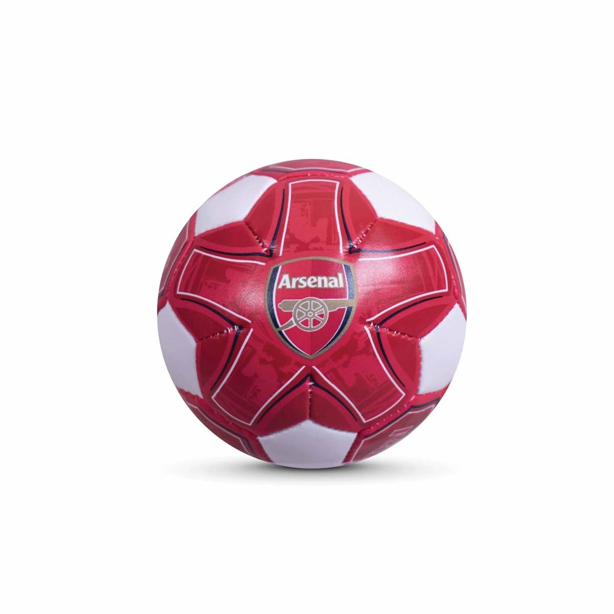 Tottenham Hotspur Hy-Pro Officially Licensed Arsenal F.C. 4 Inch Soft Mini Ball - Merchandise, Ideal for Kids, Great Arsenal Gift Idea, Red/White