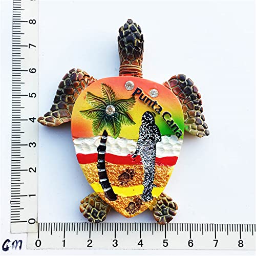 Imán de Nevera Decorativo Tortuga Marina Punta Cana miniatura 5