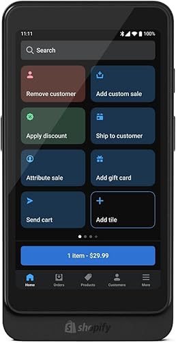 Miniatura 2 de POS Go - Máquina y sistema de punto de venta móvil para minoristas, pequeñas empresas - lector de tarjetas de crédito todo en uno, terminal, escáner