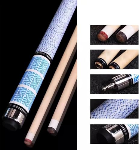 Pool Cues Billiard Cue Snooker 145cm Estilo Chino Negro miniatura 7