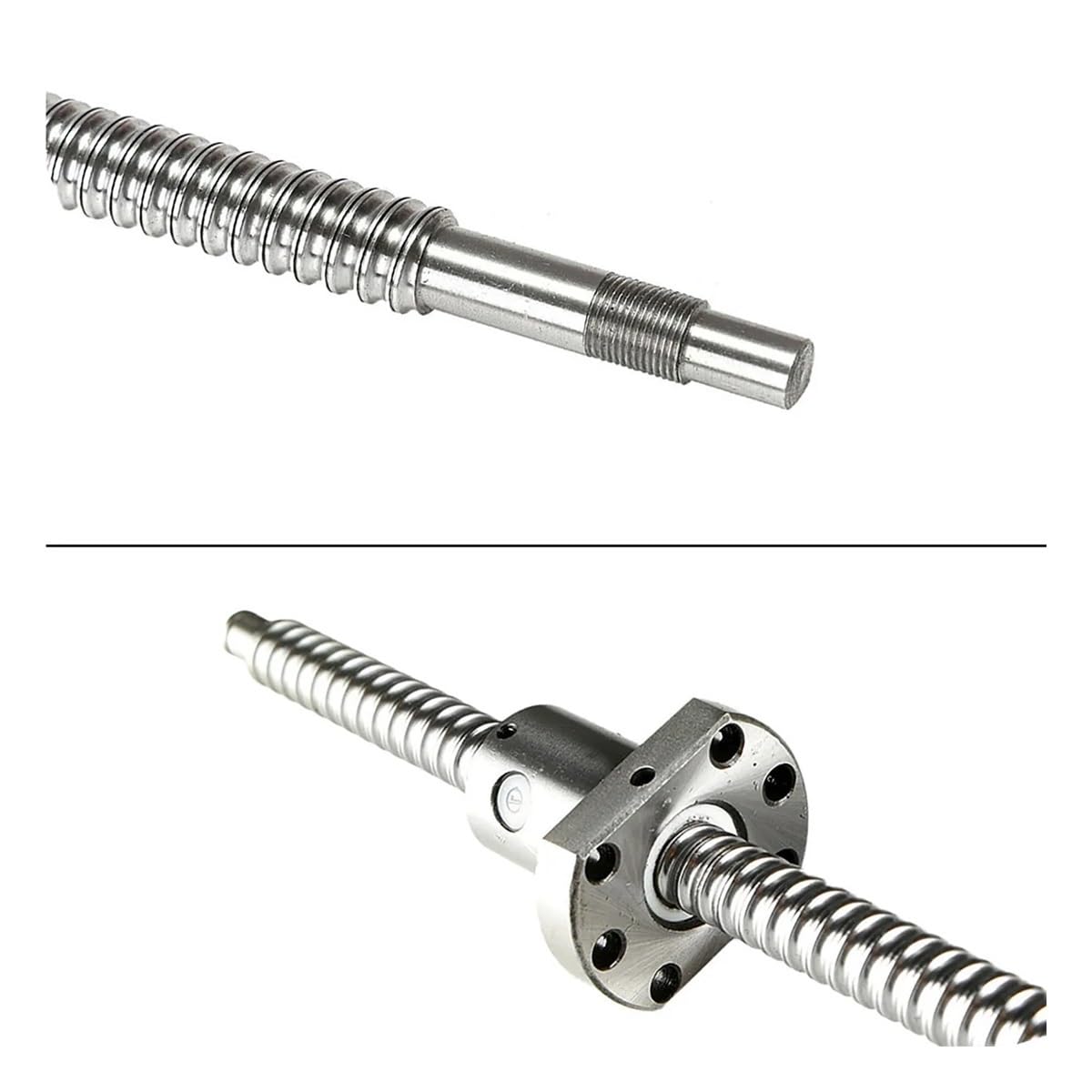 12-mm-Kugelumlaufspindel/SFU1204-Kugelumlaufspindel-Kit 200–1000 mm mit Kugelmutter + BFBK10 + 1204-Mutterngehäuse + Kupplung D20L25, passend for CNC-3D-Drucker(Sfu1204 kit,700mm)