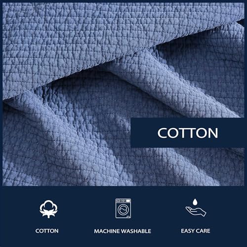 Nautica - Quilt Set, Super Soft Solid Washed Woven Cotton Bedding with Matching Shams, Casual Style Home Essentials (Seashore Stitch Beige, King) by Nautica - Image 5