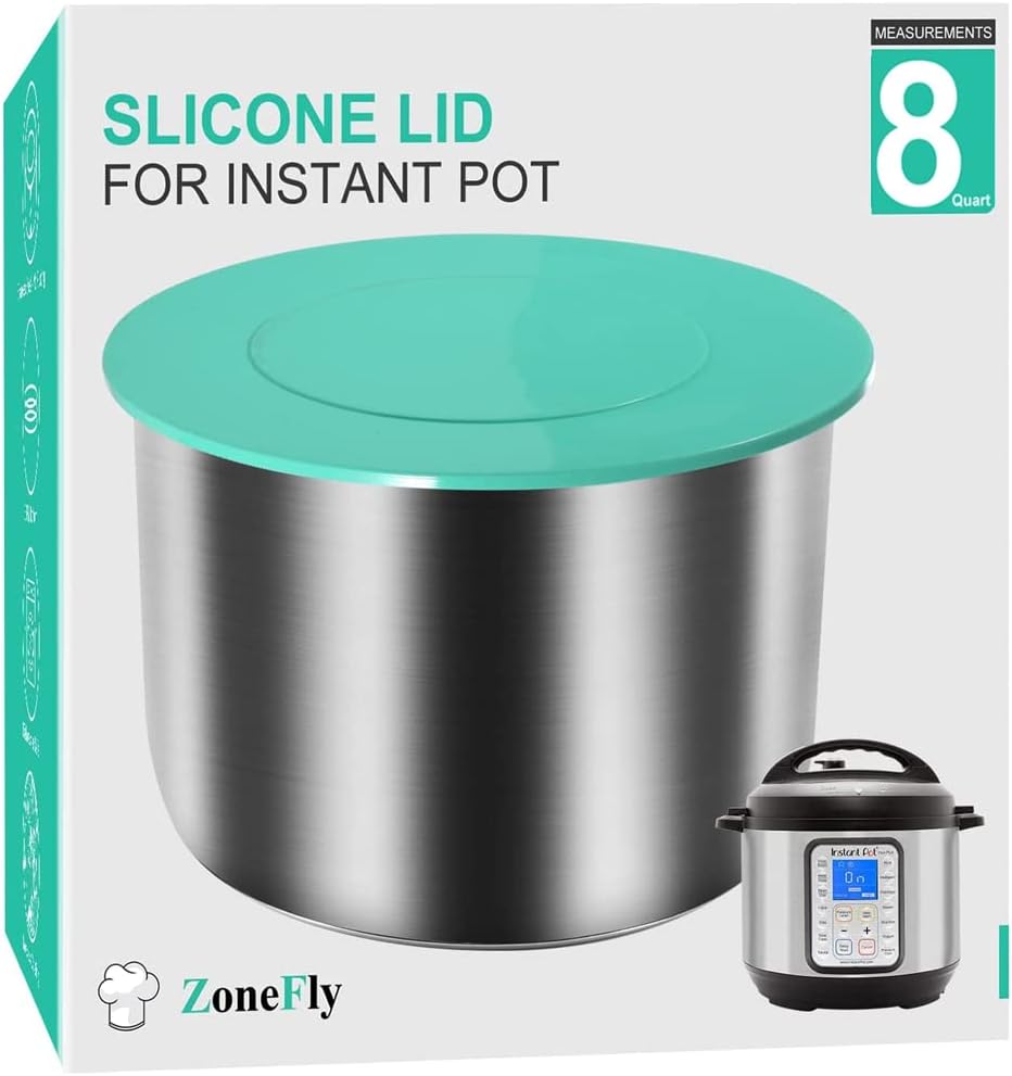 Instant Pot Silicone Lid, 10.23In, 8Qt Pot Lid, Reusable