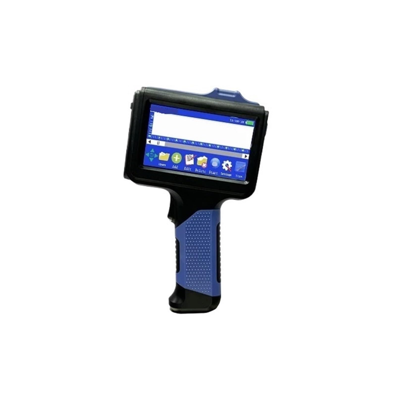 Imprimante Jet d'encre Portable, Imprimante À Jet d'encre Portable 12,7 Mm QR Code Code-Barres Numéro De Lot Date D'identification D'expiration Étiquette,pour l'étiquette