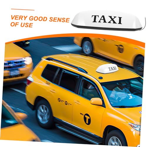 Luz de taxi magnética de alta luminosidad 12v en plástico PP resistente 7
