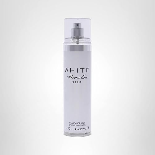 Miniatura 4 de Kenneth Cole White for Her Body Mist para mujer, notas de mandarina, vainilla, almizcle y orquídea, aroma afrutado, fresco y femenino, fragancia de