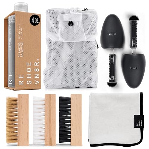 RESHOEVN8R Shoe Cleaner Kit - Sneakers, Mesh, Canvas, Suede,...