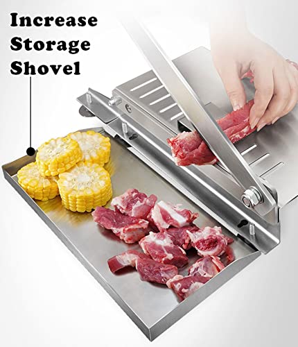 Aocay Knochensäge Manuell Fleischschneider Kommerzieller Zuhause Edelstahl Allesschneider für Schneiden von Gefrorenem… – Bild 4