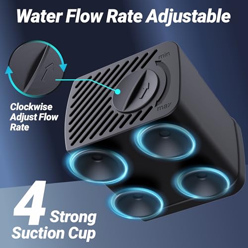 Image of GOZILLA Mini Submersible Water Pump, Ultra Quiet Pump (5W,300L /H,79GPH) for Terrarium, Aquarium,Fish Tank,Tabletop Fountain and Pet Fountain.