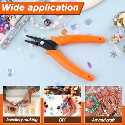 Image of 5.5 Inch Thin Flat Nose Pliers With Smooth Jaw - Precision Jewelry and Craft Making Tool for Wire Straightening - Duck Billed, Chain Nose, Micro Pliers
