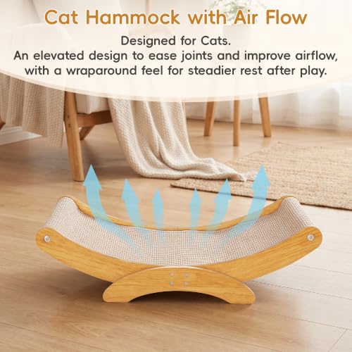 Cat Scratcher Bed for Indoor Cats, 23.6" Large Sisal Cat Scratching Board - Image 2