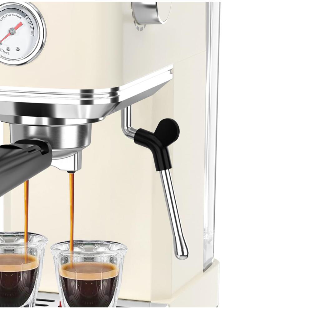 Amazon.com: CHULUX Slim Espresso Machine with Milk Frother, 20 Bar