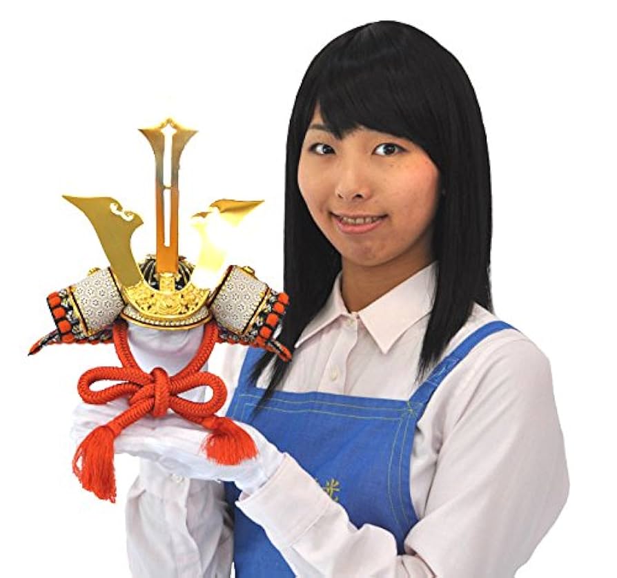 Amazon | 【五月人形 兜 5月人形】 毛利元就公 兜平台飾りセット