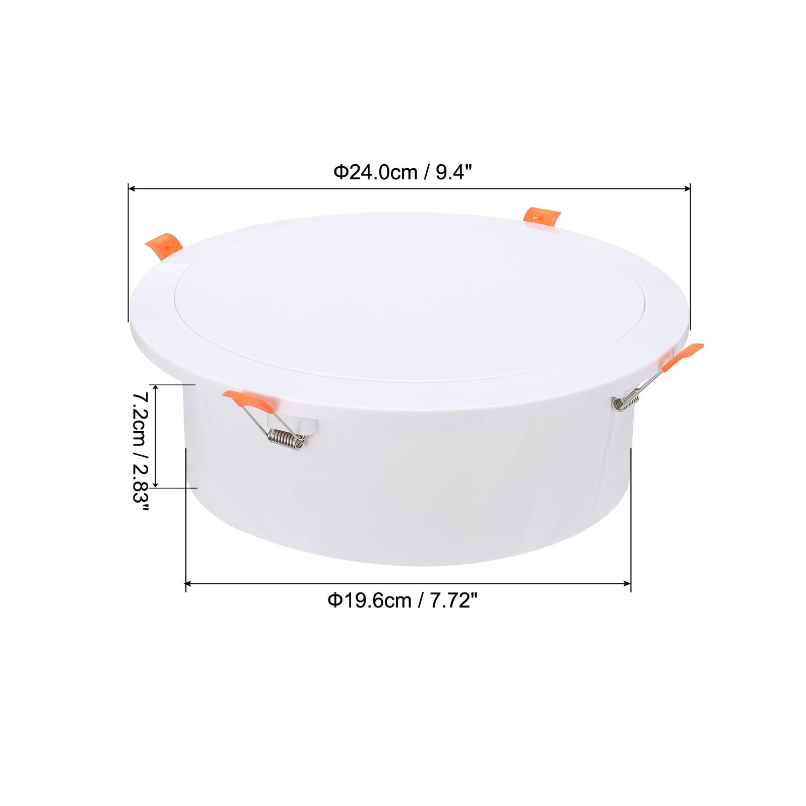 PATIKIL 8 Inch Round Air Vent Spring Loaded - Image 2