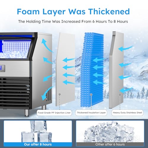 Commercial ice maker machine