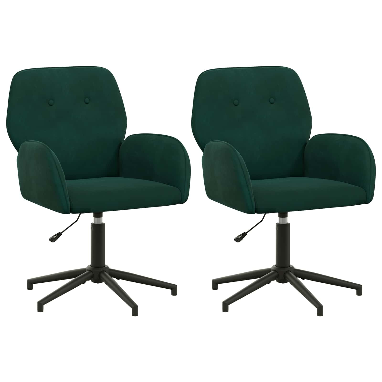 Chaise de bureau moderne vert foncé idéale pour aménager un espace de télétravail stylé