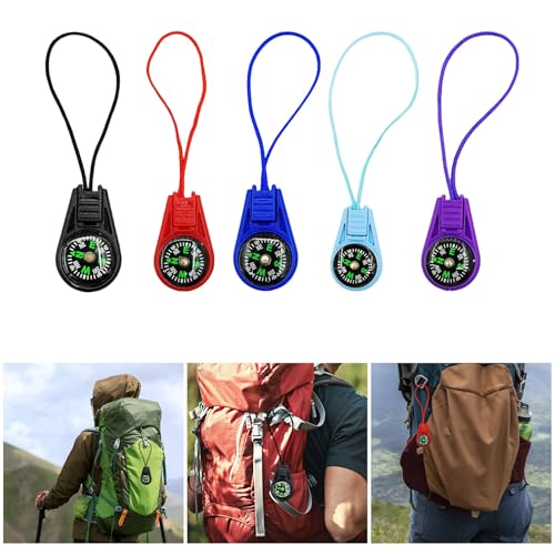 Brújula portátil para montañismo y actividades al aire libre miniatura 2