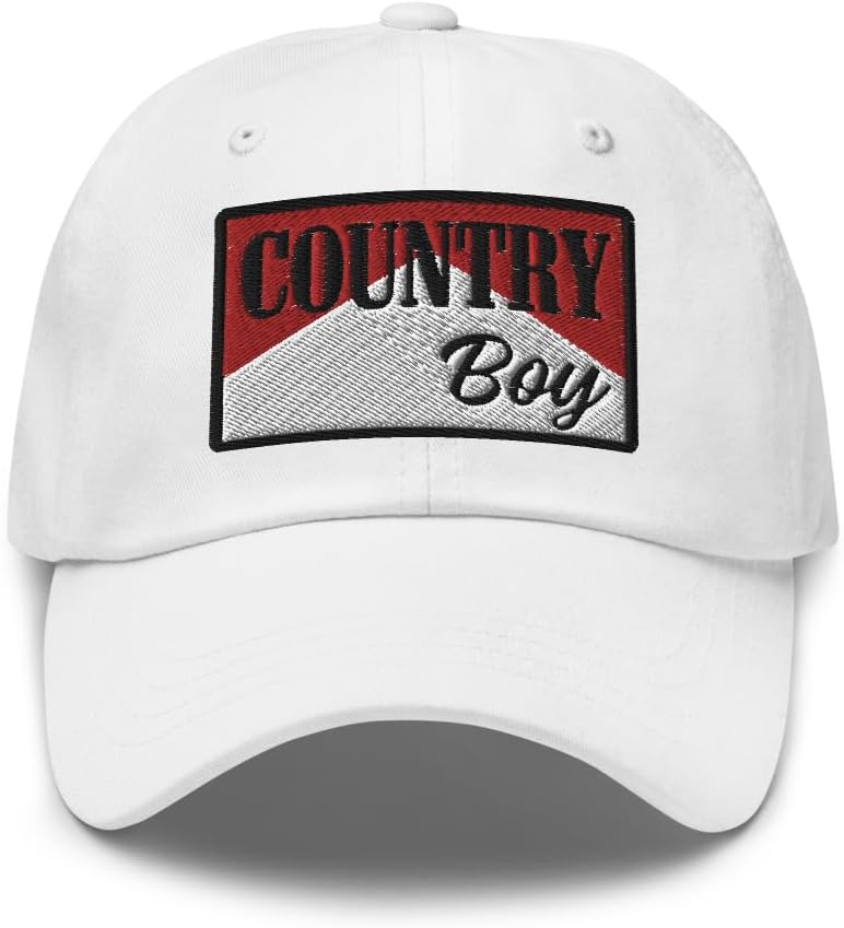 NG Country Boy Embroidered Curved Bill Cap Relaxed Fit Low Crown Adjustable Cowboy Western Rodeo Dad Hat