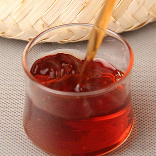 Té chino Pu'er Peso neto 800g (1.76LB) Té maduro Puer Té negro Bambú cesta profunda Árboles viejos Pu erh té Cuidado de la salud Pu er - Imagen 7
