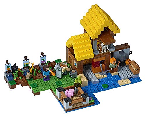 LEGO 21144 Minecraft La cabaña de Granja Kit de construcción (549 Piezas)