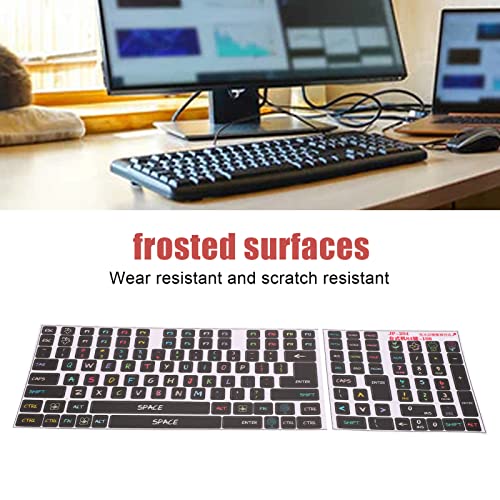 Sanpyl 2 Pcs Pegatinas para Teclado para 84 a 108 Teclas miniatura 3