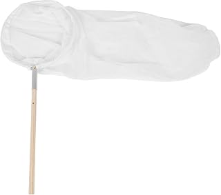 Kids Butterfly Net for Outdoor Activities, 18.1 Inch Handle, Polyester Mesh with Iron Hoop and Pine Wood, Nature Exploration Toy