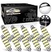 Partsam White 12-3528-SMD 42mm Festoon LED Bulbs Interior Dome Map Reading Lights (Pack of 10)